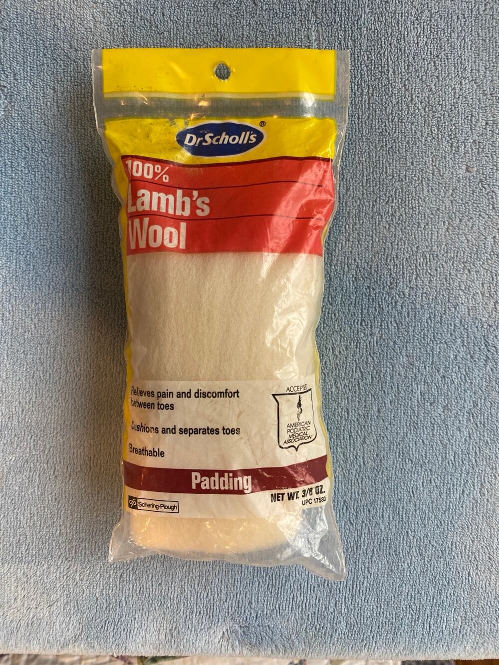 Dr. Scholls Lamb's Wool Padding - Vintage